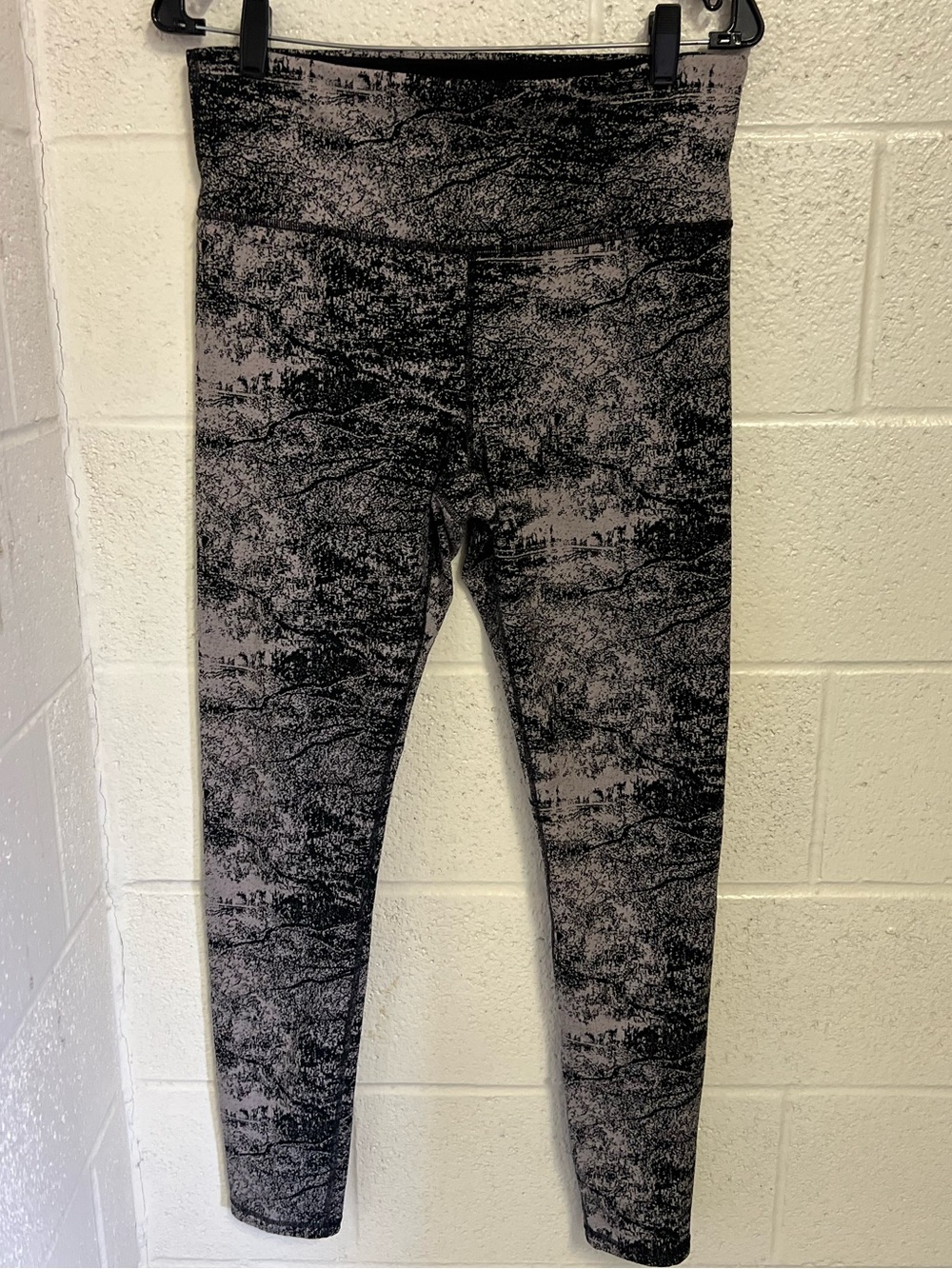 lululemon athletica Black and Brown Patterned High-Rise Leggings